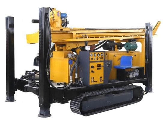 Full Hydraulic Trailer Mounted 300m Deep Water Well Drilling Rig Machine