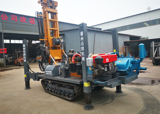 High Drilling Speed One Borehole One Day Deep Water Well Pneumatic Drilling Rig Machine