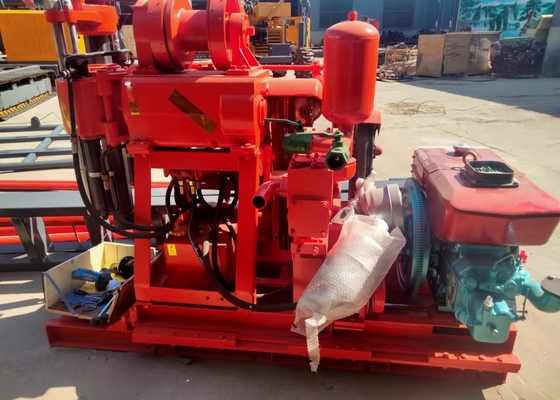 Wheels Mounted Gk 200 Engineering Drilling Rig Mobile Equipment Diesel Power