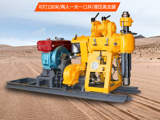 Small 100 Meters Orbital Exploration Hydraulic Core Drilling Rig OEM Acceptable