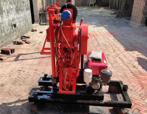 Engineering Exploration Drill Rig 73-105mm Hole Diameter 42mm Pipe Diameter