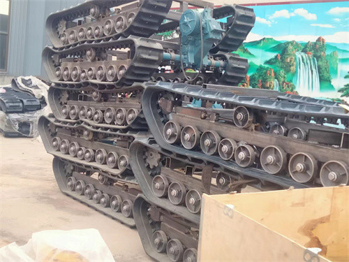 High Strength Construction Rubber Crawler Track Undercarriage For Transportation