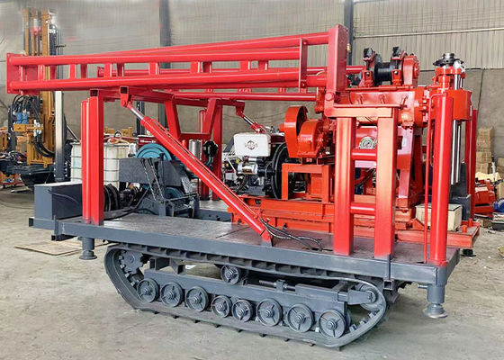 Diesel Engine Soil Sample Drilling Machine / Engineering Drill Rig 600kg