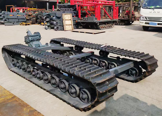 Large Horse Power Rubber Crawler Track Undercarriage With 15mt Loading Capacity