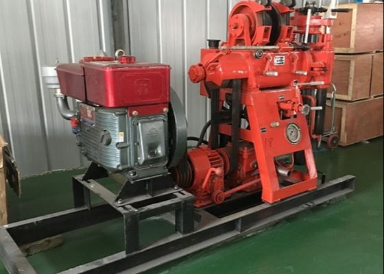 Electric Motor Or Diesel Engine Powered Core Drill And Rig With 150 Meters Capacity