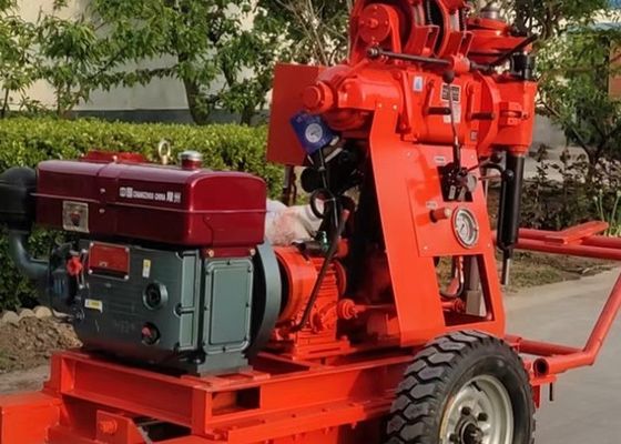 Exploration Drilling Rig XY-1 For Soil Testing 100m Depth 42mm Rod Diameter