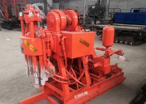 Deep Soil Testing Rig With BW 160 Mud Pump Diesel Engine 100M Drilling Depth