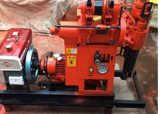 Portable Soil Test Drilling Machine Lightweight Diesel Engine Driller 42mm Rod Diameter