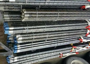 Alloy Steel Rock Drill Rods R25 / R32 / T38 / T45 / T51 With Length Customization