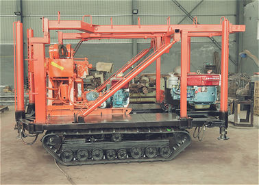 High Efficiency Water Well Drill Rig 100 M Depth For Well Trailer Type