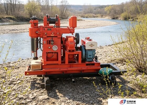 Mining Borehole Drilling Machine 100-150 Meters Depth For Coring