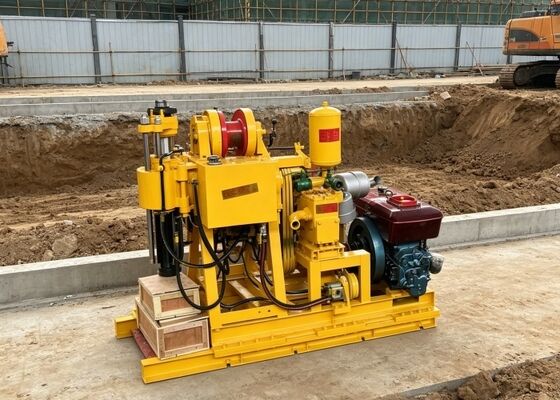 22 HP Diesel Engined Drilling Rig Ideal for Soil Testing and Foundation Investigation