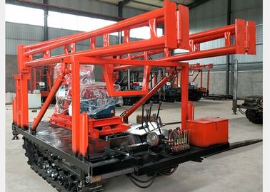 ST-300 Durable Geological Drilling Rig Machine , Hydraulic Crawler Drilling Rig 1 Year Warranty