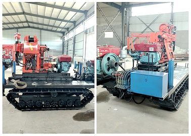 High Performance Hydraulic Core Drilling Rig For Water Well Drill Diesel Power Type