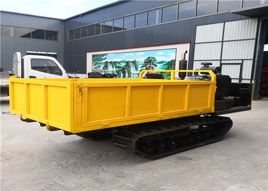 4 Tons Walk Type Small Tracked Transport Vehicle Yellow Color Long Life