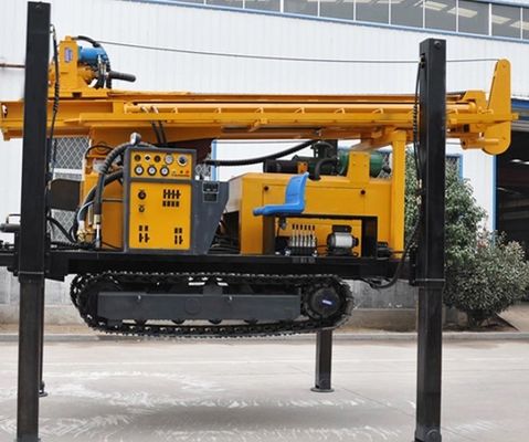 Crawler Type Water Well 400 Meter Pneumatic Drilling Rig