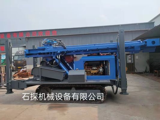 Geotechnical Engineering 450m Depth Crawler Mounted Drill Rig 3.5mpa