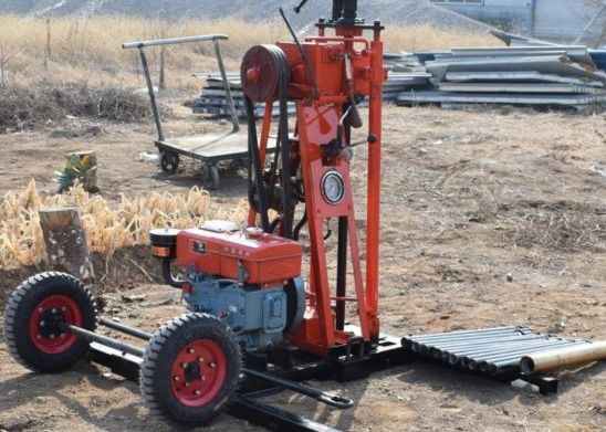 12 Months Warranty Engineering Drilling Rig 50 Meters Depth Light Portable