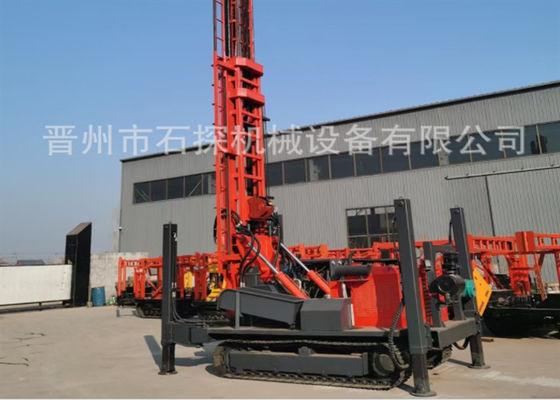 Water Well Crawler Pneumatic Drilling Rig Machine 400m