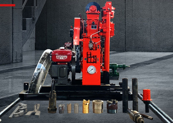 Foldable 360 Degree Geological Drilling Machine 50 Meters Deep