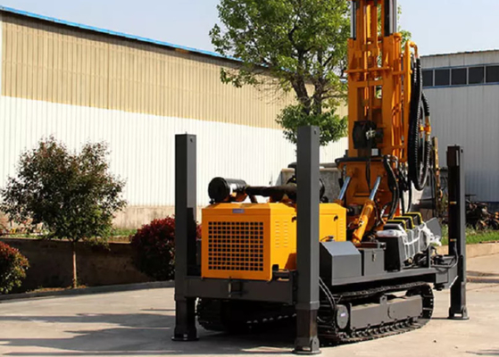 Geothermal Pneumatic Drilling Rig 180 Meters Depths For Rocky Layers