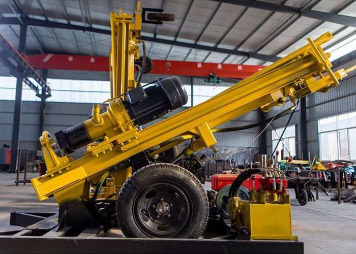 Air Compressor Equipped Hammer Water Well Drilling Rig 380V 062r/Min