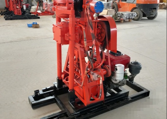 Easy Movement Geological Drilling Rig Geo Survey Wheels Mounted St 50