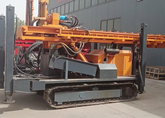 450m Crawler Hydraulic Rotary Drilling Rig Diesel Engine Driven Dth