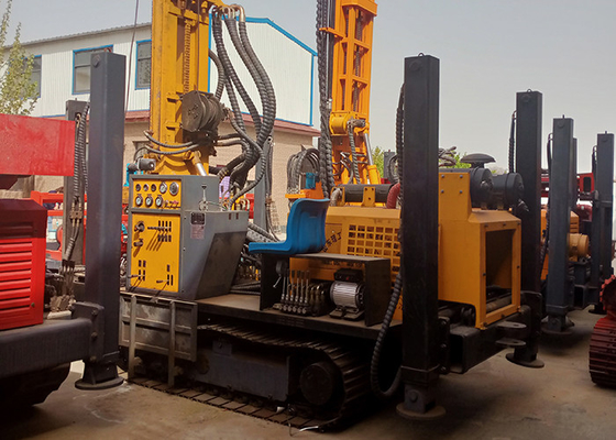 450m Crawler Mounted Borehole Drilling Machine Diesel Engine Driven Dth