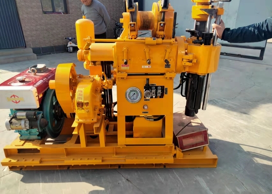 Wheels Mounted Gk 200 Engineering Drilling Rig Mobile Equipment Diesel Power