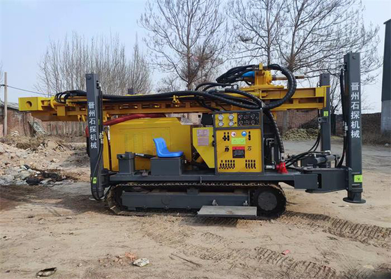 ST 450  Water Borehole Pneumatic Drilling Rig For Rocky Blasting