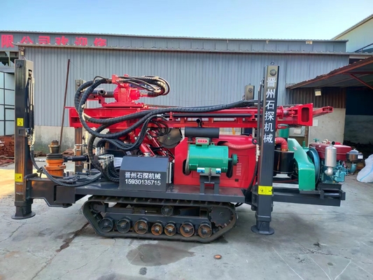 260m Deep Borehole Crawler Drill Rig 105mm Diameter