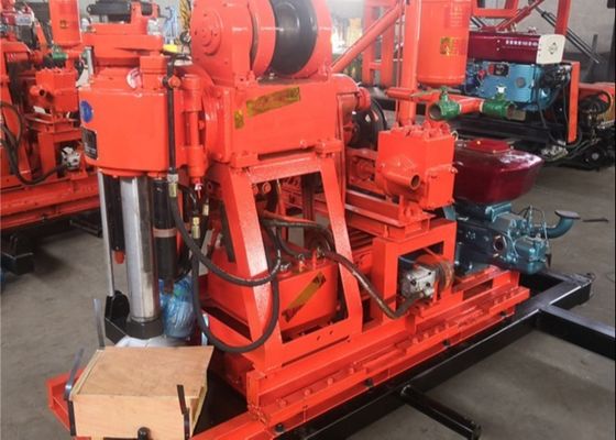 150mm Deep 150 Meters Engineering Drilling Rig Diesel Engine Driven