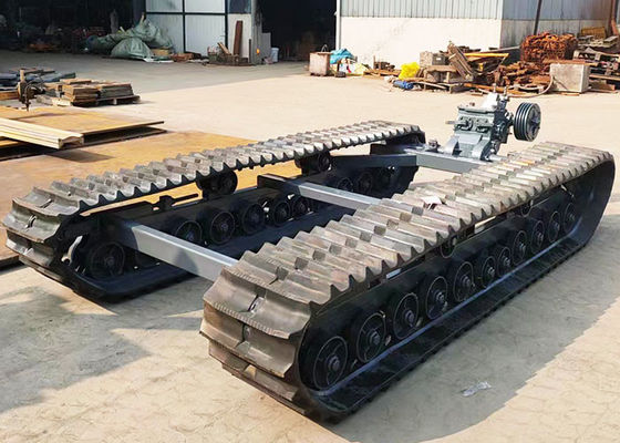 Durable Crawler Track Undercarriage With Diesel Engine For Loading Drilling Machines