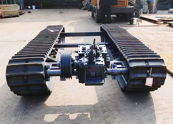 Large Horse Power Rubber Crawler Track Undercarriage With 15mt Loading Capacity