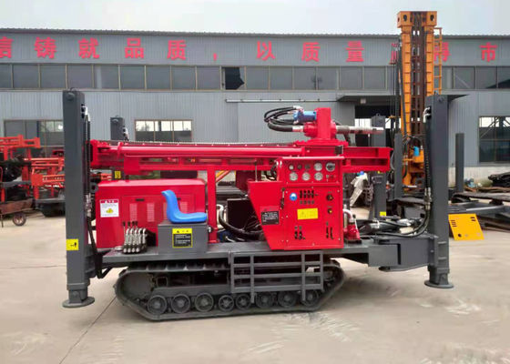 Depth 200m Pneumatic Crawler Drill Air Compressor Drilling Machine