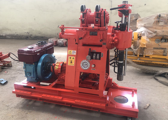50-100 Meter Diesel Mining Drill Rig , Portable Core Drilling Machine