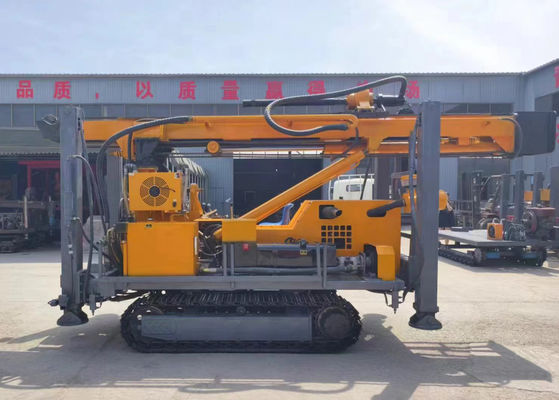 Truck Mounted Borehole Drilling Machine With 30T Winch Lifting Force