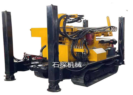 Large Torque Pneumatic Borehole Drilling Machine Truck/Track Walking