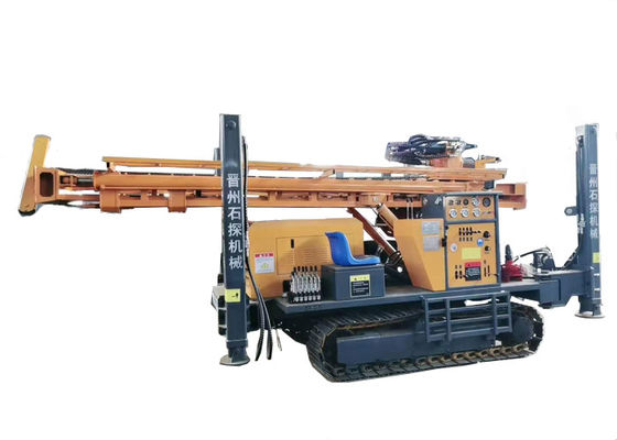 Large Torque Pneumatic Borehole Drilling Machine Truck/Track Walking