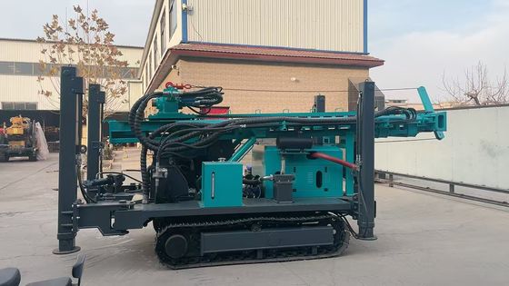 200m Depth Crawler Drilling Equipment Manufacturers With Air Compressor