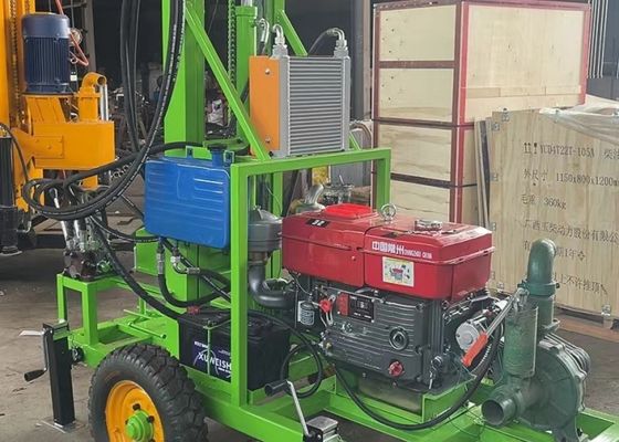 150 Meters Water Well Drilling Rig For Borehole Portable Equipment