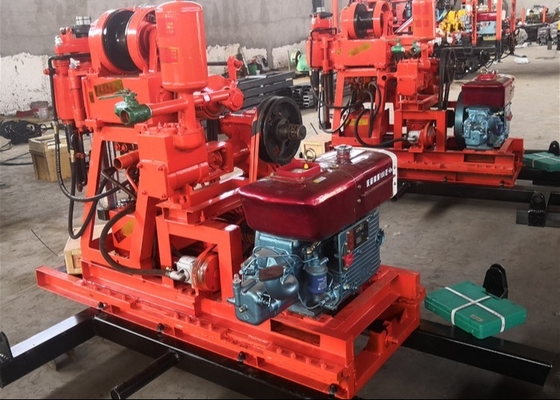 100m Geotechnical Drill Rig for SPT Sample Collection 22 HP