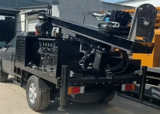 Dual Power Head Tractor Mounted Drilling Machine  For Field Operations