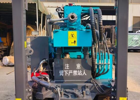 200 Meters Depth Pneumatic Water Borehole Drilling Machine With Large Power