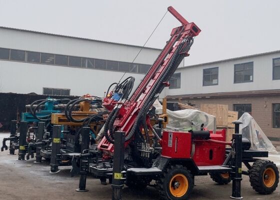 150 Meters Depth Ground Drilling Equipment Large Diesel Power For Water Borehole