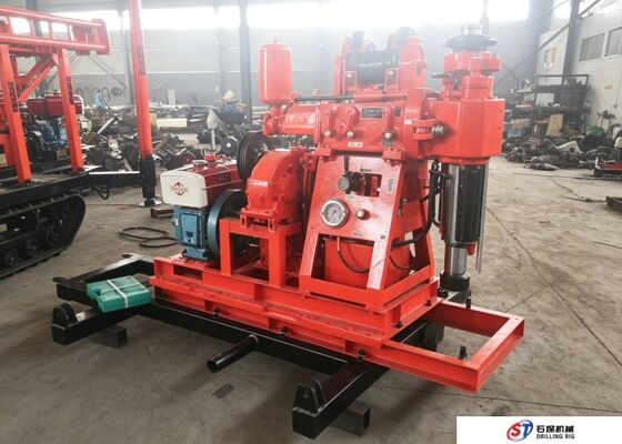 Challenging Geological Areas XY-1A Borehole Drilling Machine Diesel Engine Rig