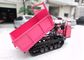 Self Loading Tracked Mini Dumper , Rubber Track Carriers 2 Ton Capacity