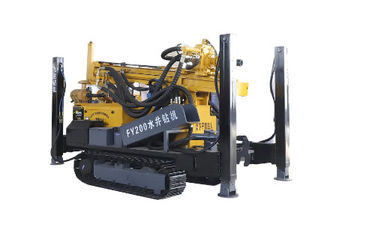 Powerful Deep 200m Water Well Drilling Rig Machine With Compressor