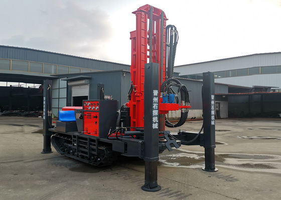 Crawler Mounted Pneumatic Mining 1.25mpa Water Well Drilling Rig